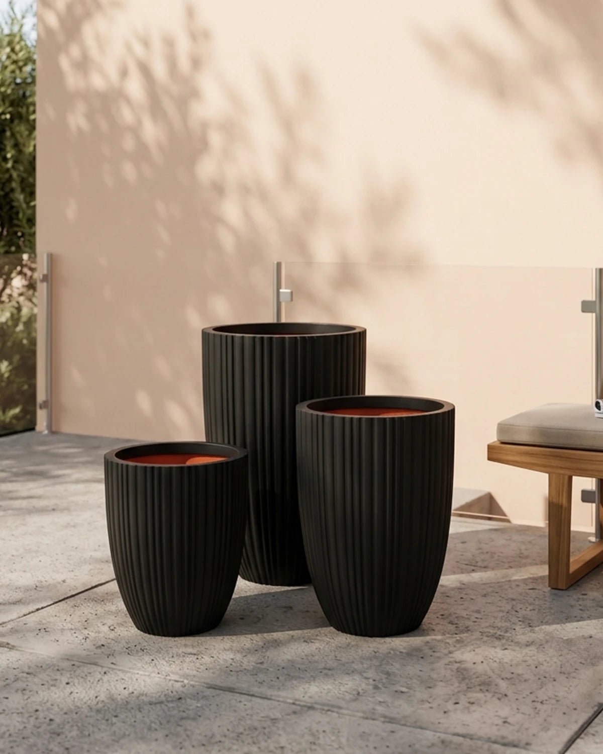 Vase Elegant Low Tube - Acacia Garden Center