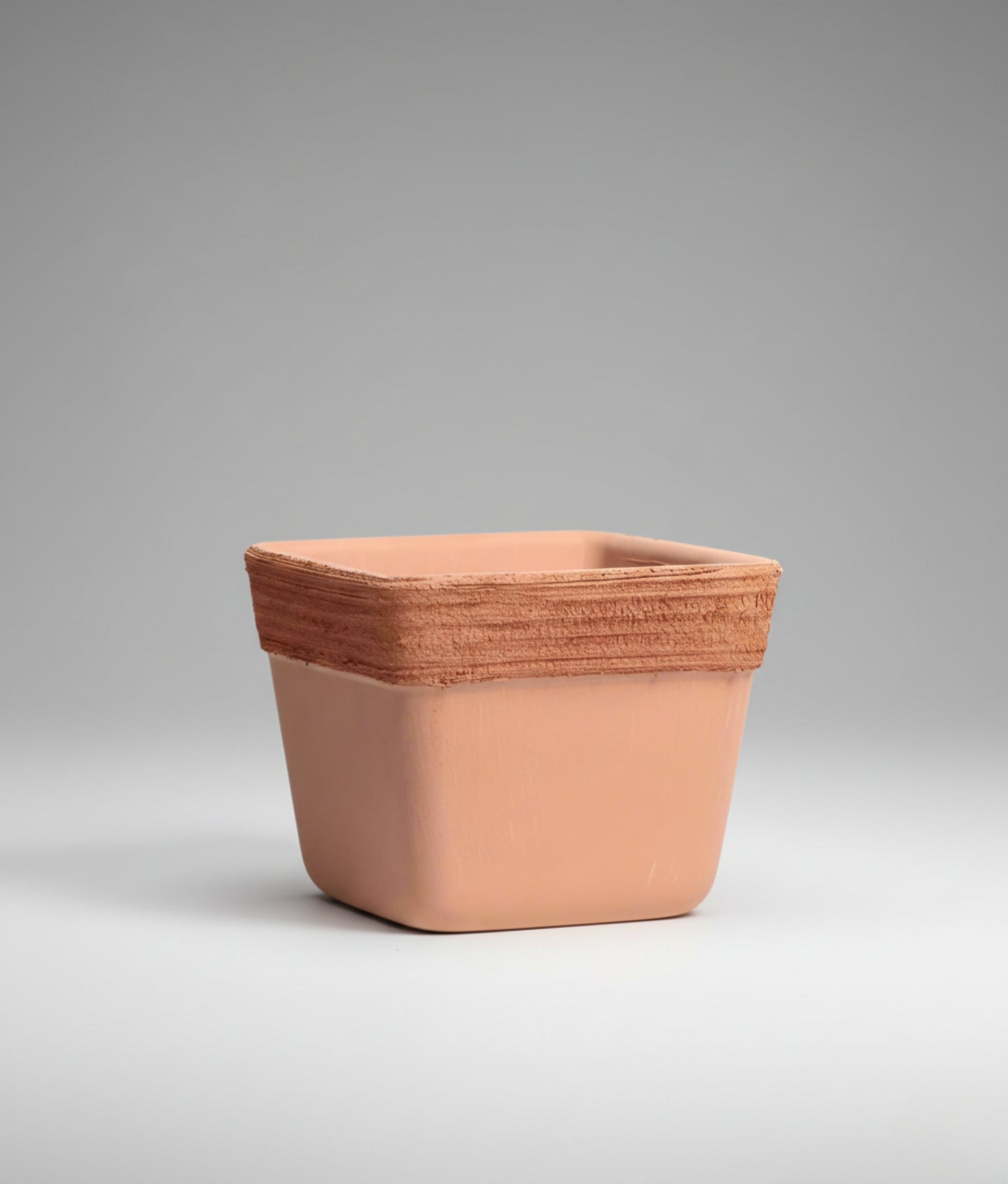 Vaso Quadro Graffiato Scratched Square Pot - Acacia Garden Center