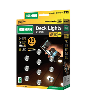 Warm White Deck Lights - Acacia Garden Center