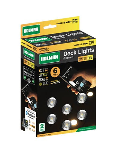 Warm White Deck Lights - Acacia Garden Center