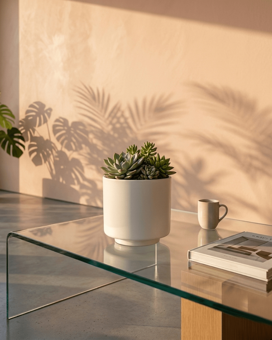 White Inner Glaze Ceramic Pot | 3 Sizes Available - Acacia Garden Center