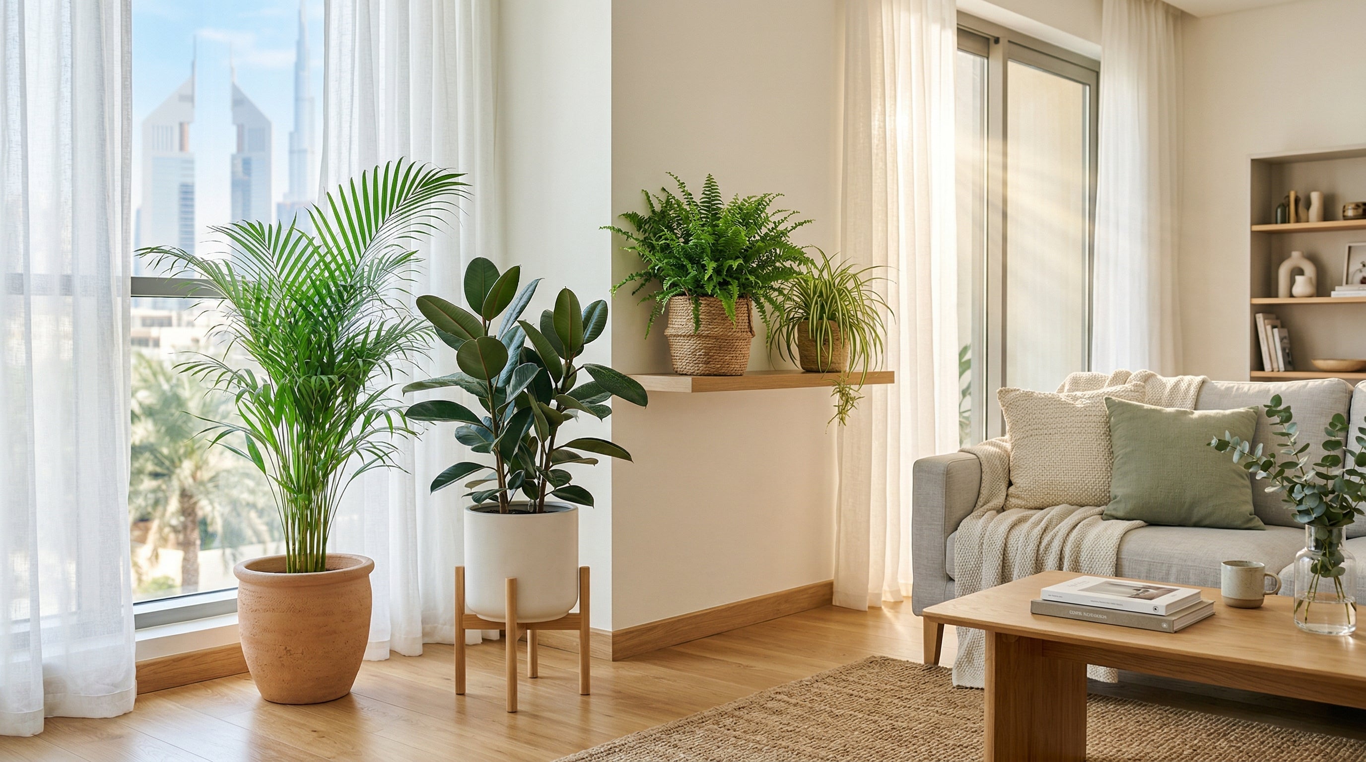Air-Purifying Plants for Your Dubai Home: Which Ones Actually Work? - Acacia Garden Center
