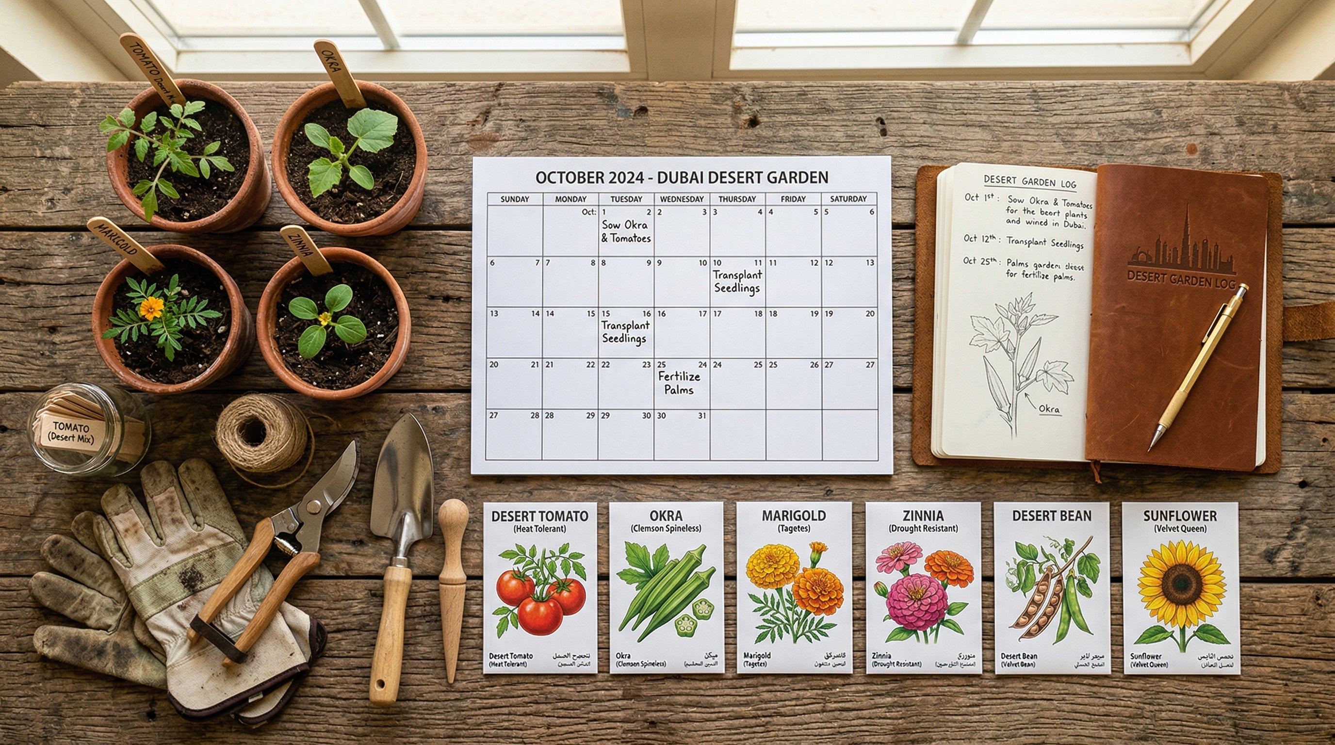 Dubai Garden Calendar: What to Plant and When (Month-by-Month) - Acacia Garden Center