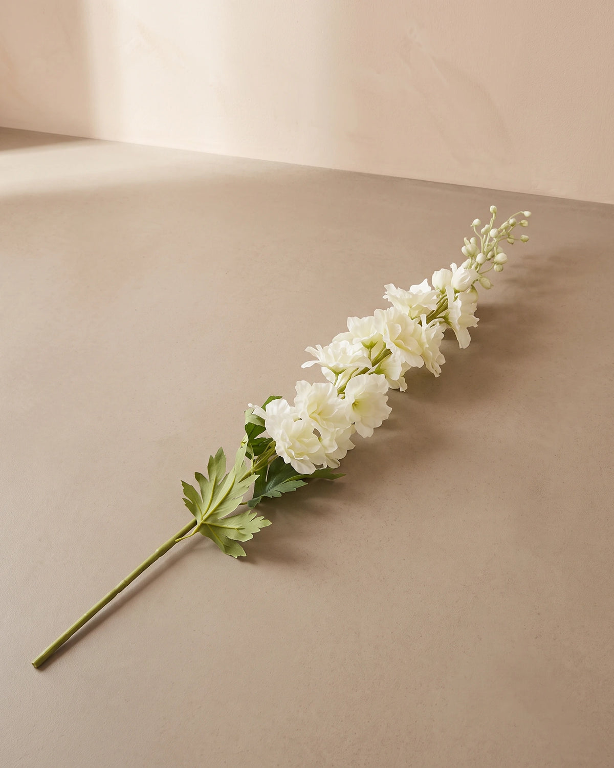 Artificial Delphinium Stem - White