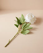 Artificial Peony Stem - Cream