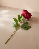 Artificial Peony Stem - Red