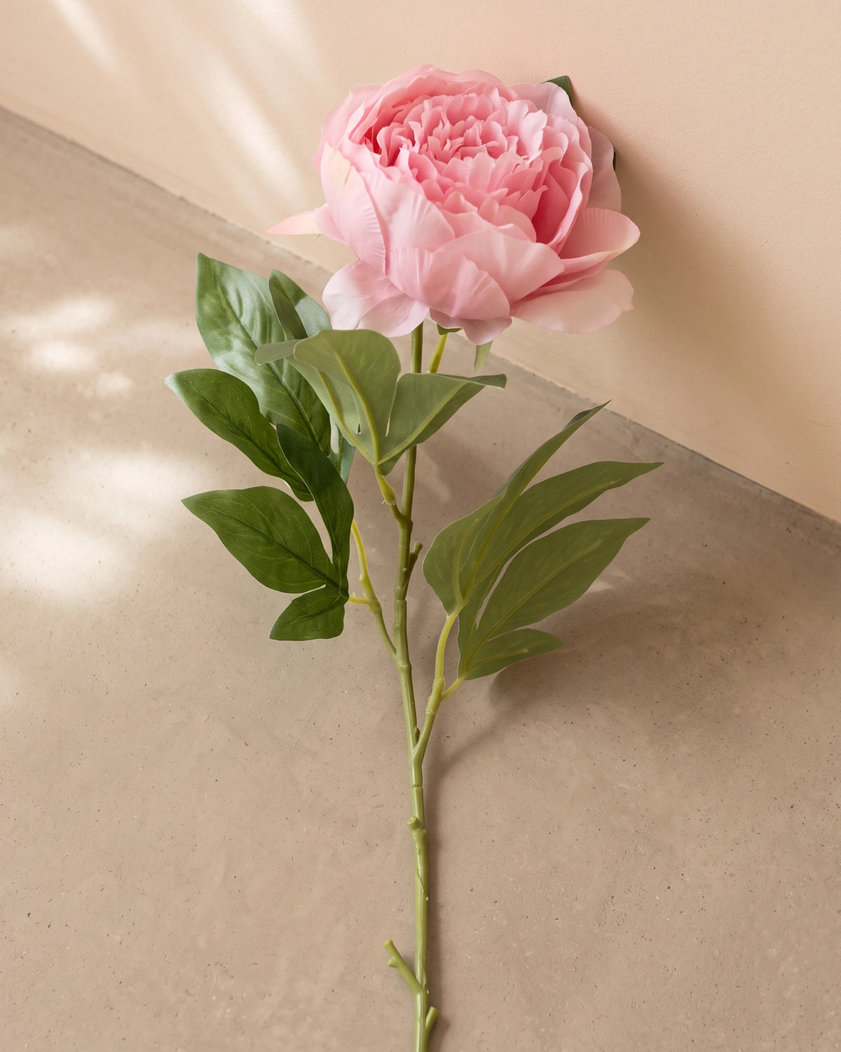 Artificial Peony Stem - Pink