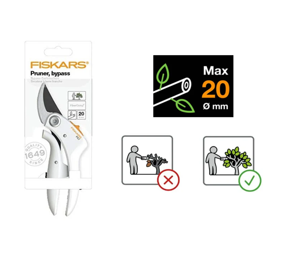 Fiskars Power Lever Bypass Pruner - (111610)