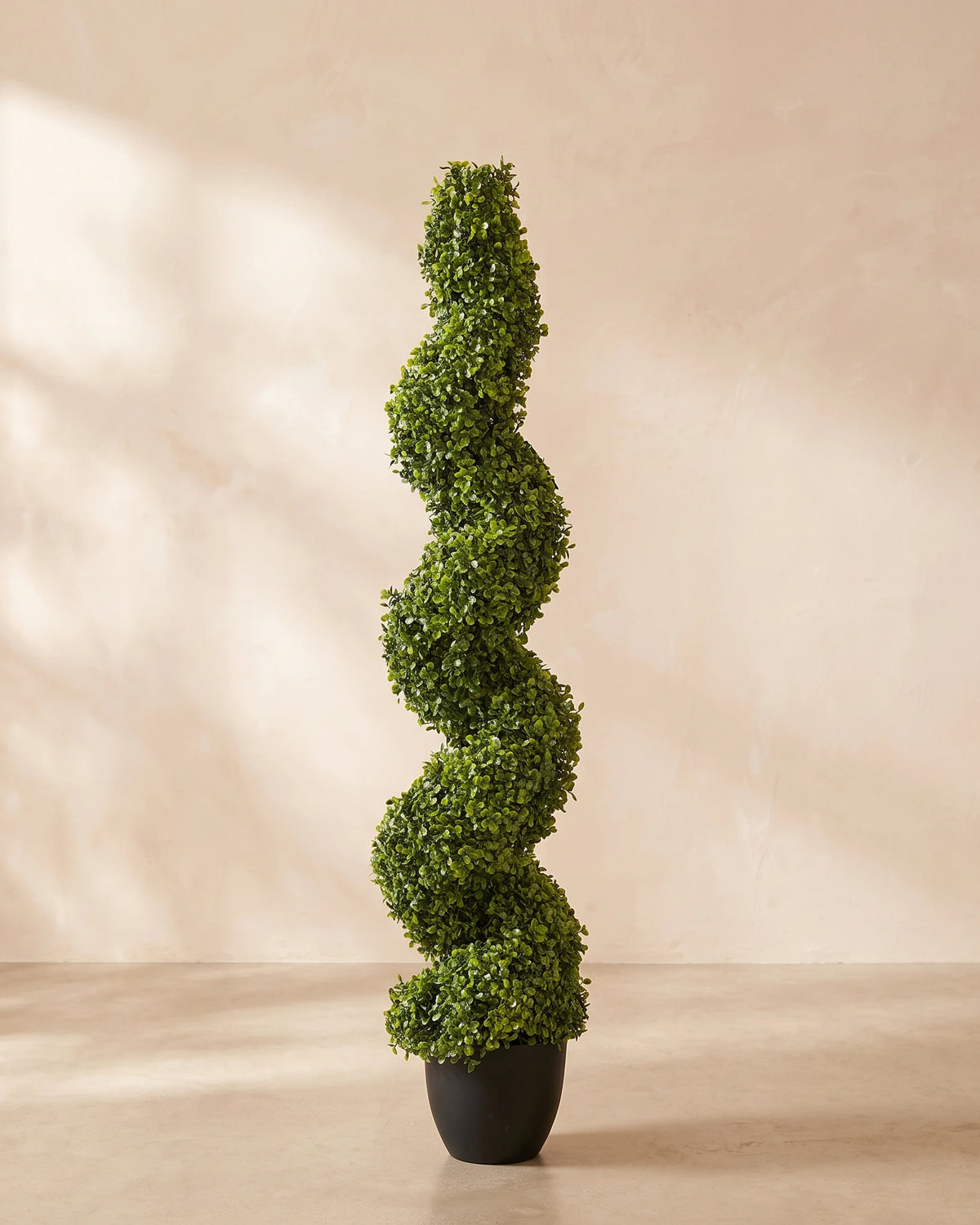Artificial Boxwood Spiral Topiary Tree - 120 cm