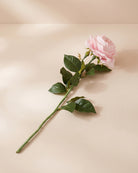 Artificial Rose Stem, Real Touch - Pink / 68 cm