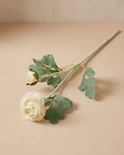 Artificial Ranunculus Stem - Cream