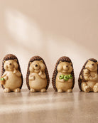 Magical Spring Hedgehogs Ornament Set of 4