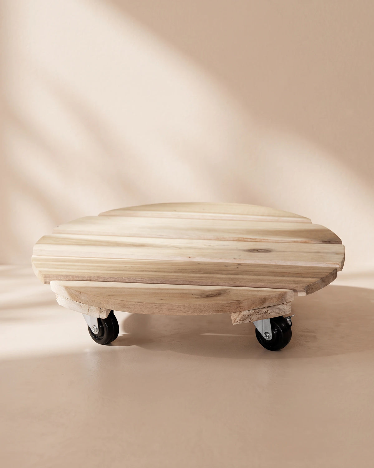 Acacia Wood Plant Trolley