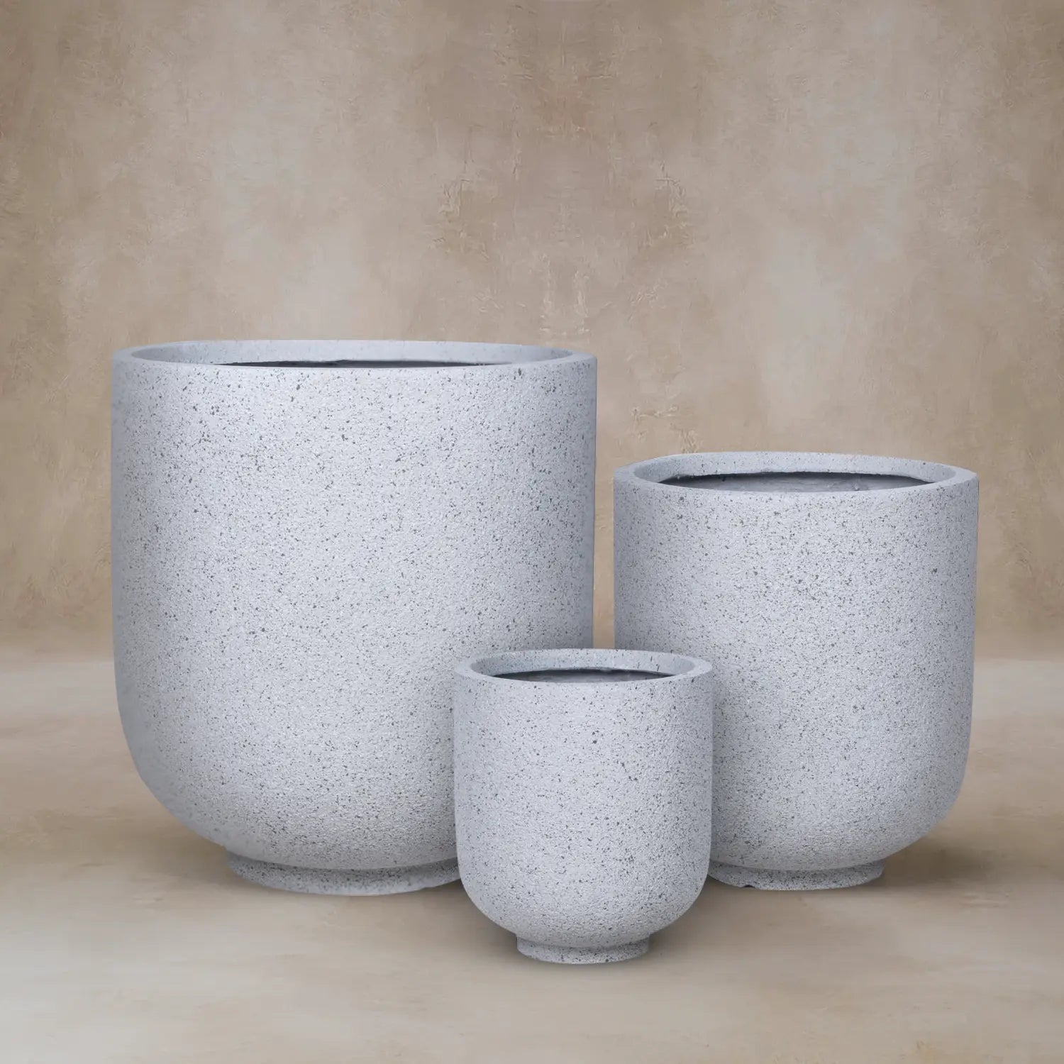 Fiberclay Pot Rough Texture | DW161208