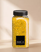 Decorative Pebbles Granulate, 650ml - Yellow