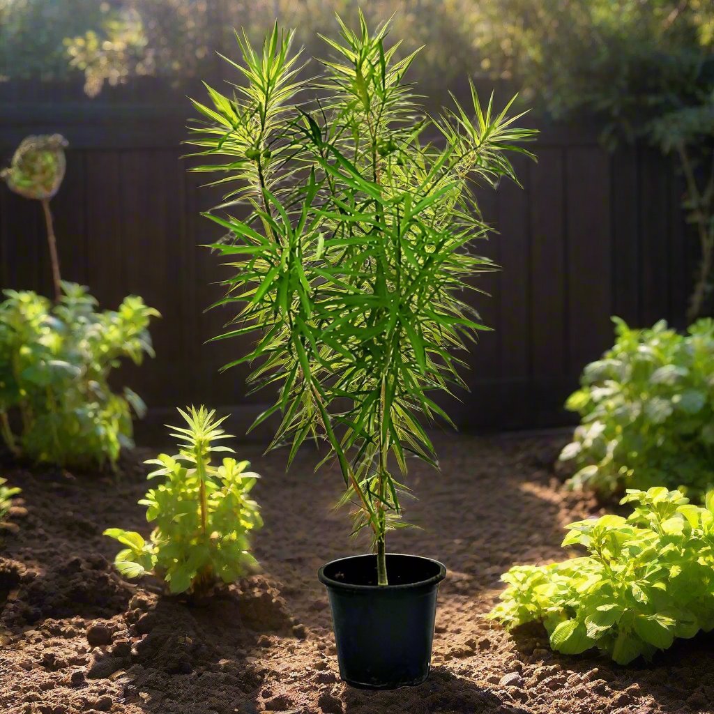 Shrub Thevetia Peruviana (Cascabela Thevetia - Yellow Oleander) - Lucky Nut - 1PP, 1.0 - 1.25 M