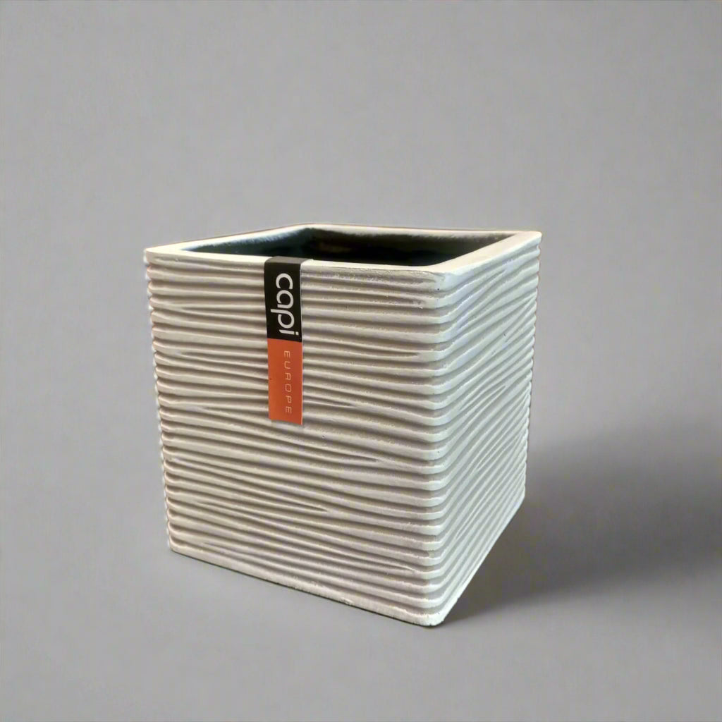 Capi Europe Planter Square BOFI 209 | Ivory