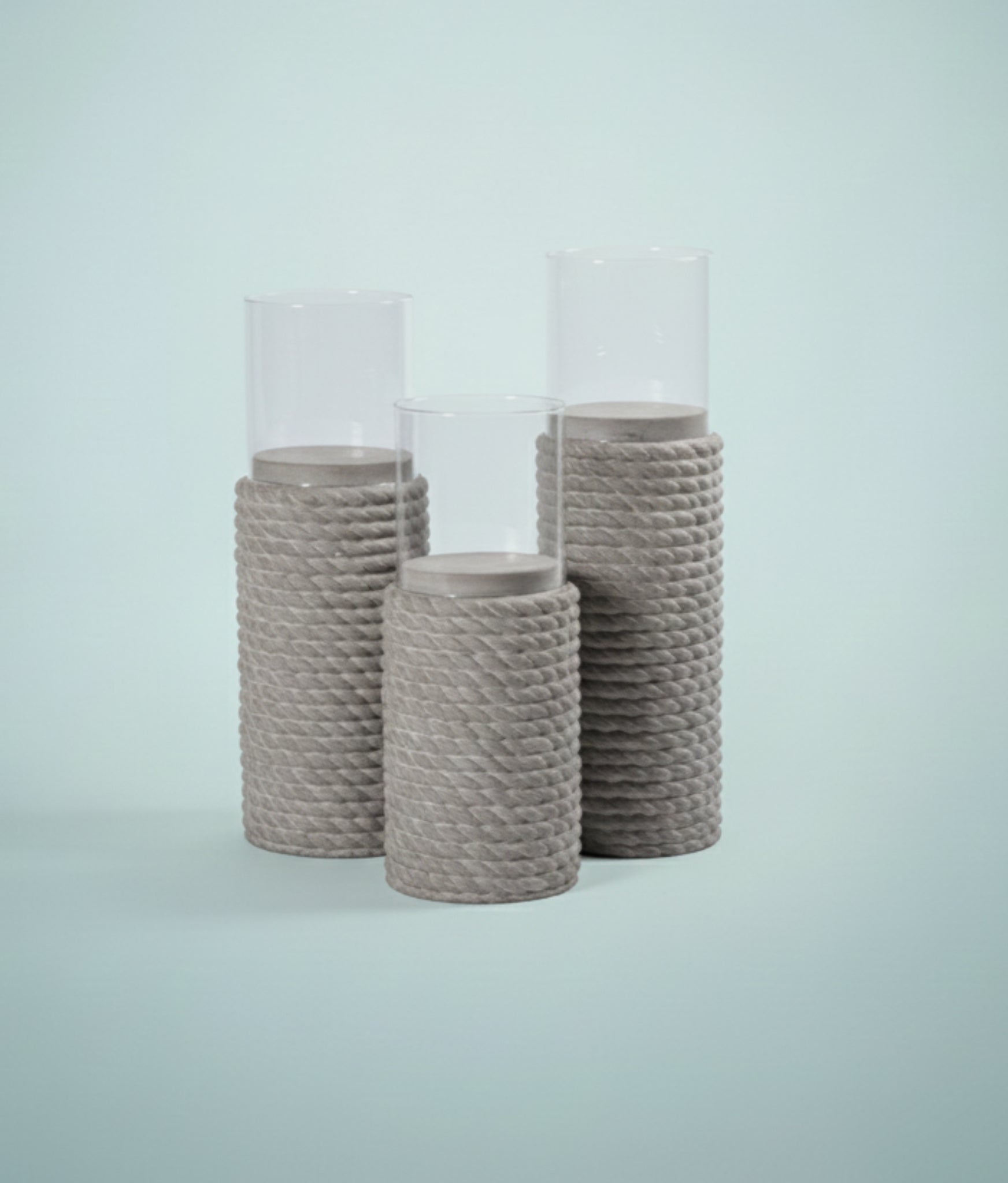 Terracota Hurricane Rope Pots | Antique Terracota