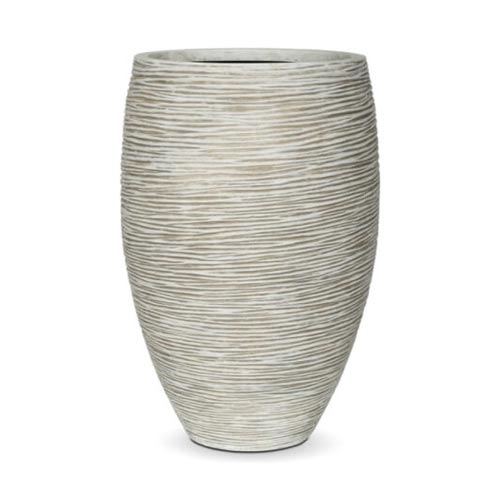 Capi Nature Vase Elegant Deluxe Rib Ivory