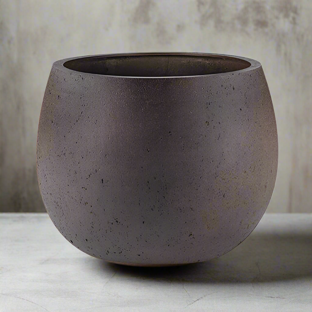 Luca Lifestyle Grigio Balloon Bowl Rusty Iron-Concrete