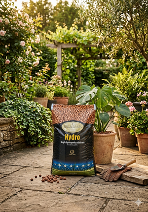 Hydrostone Single Hydroponic Substrate (Expanded Clay Pebbles) - 40 Ltrs (16.25 kg) - Acacia Garden Center