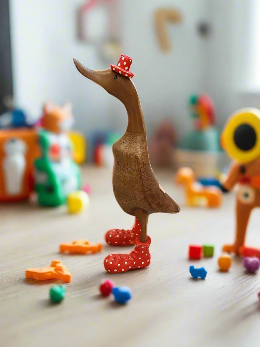 Wooden Duck Mix Color, 47CM