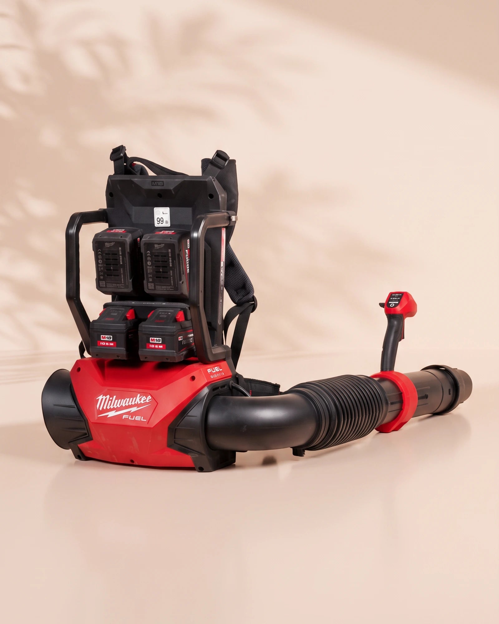 Milwaukee M18 FUEL Dual Battery Backpack Blower Kit M18 F2BPB-124 – 4 x 12Ah + 6-Bay Charger