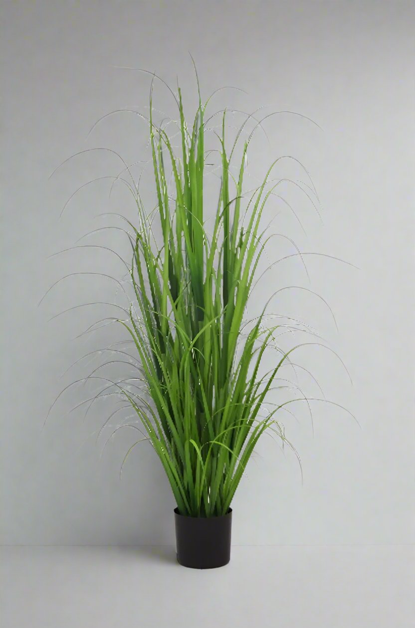 Artificial 60"H Grass with Plastic Pot, 1.5M - (7076)