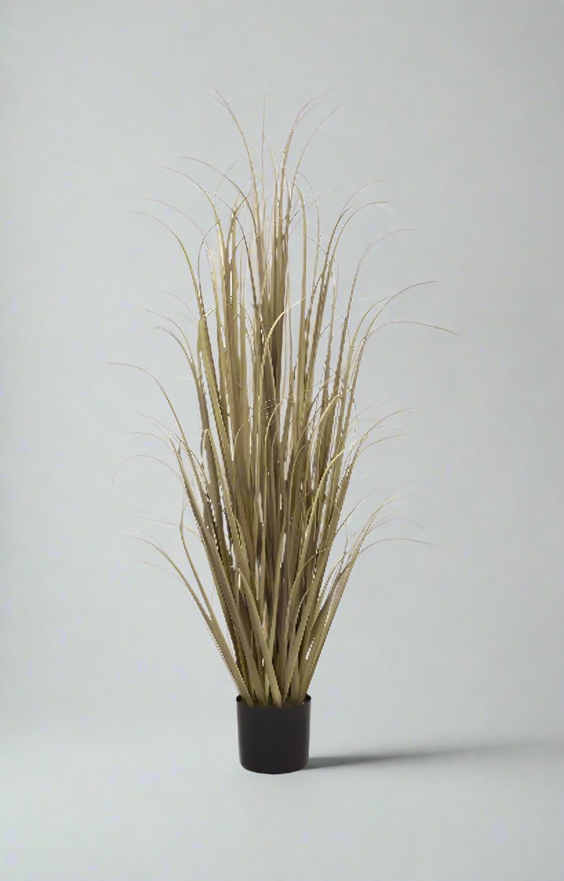 Artificial 60"H Dried Grass with Plastic Pot, 1.5M - (7076)