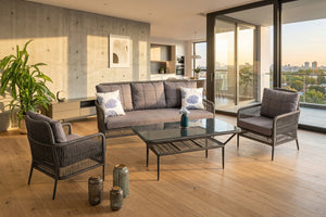 Aston Seating Group Anthracite (Terazzi) | 5-Seater Lounge - Acacia Garden Center