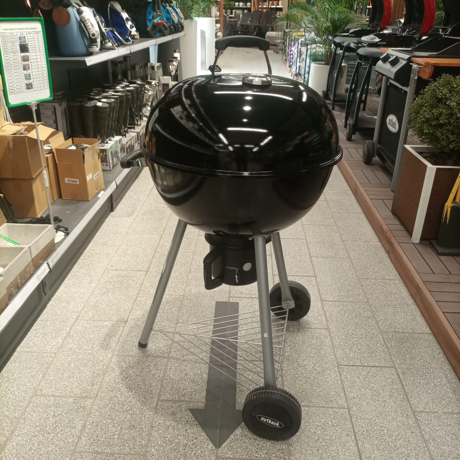 Charcoal BBQ Grill Outback Comet Kettle