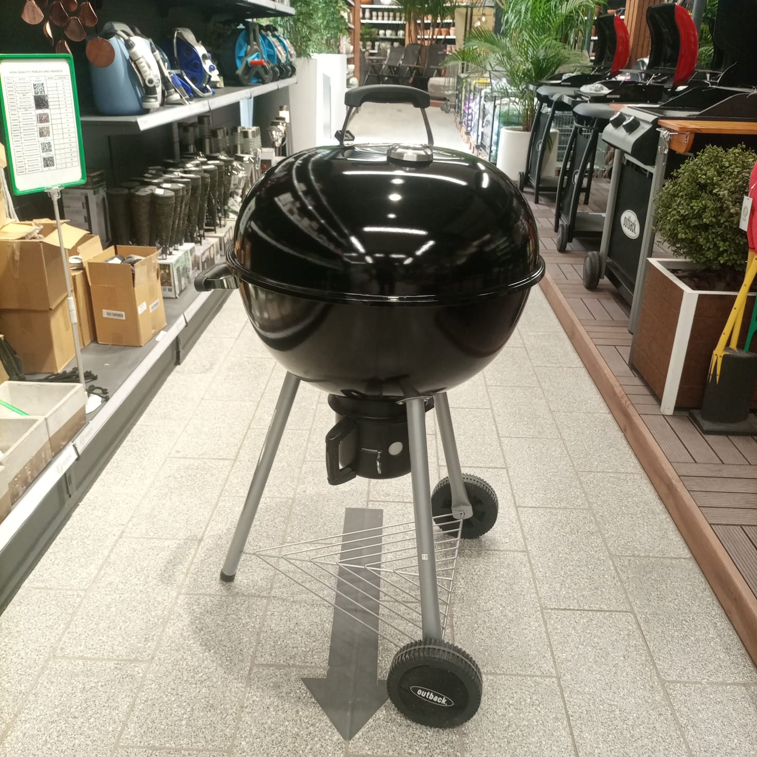 Charcoal BBQ Grill Outback Comet Kettle