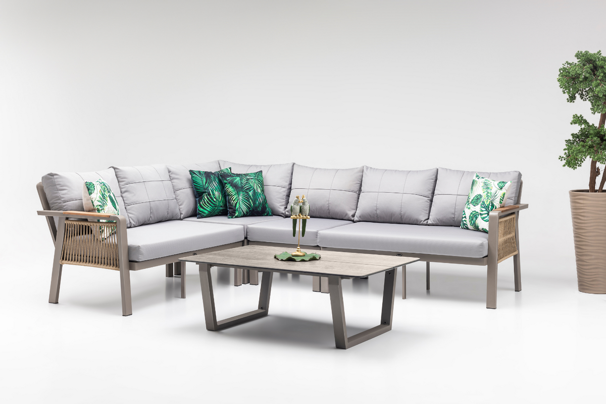 Terazzi Artemis Plus corner set with coffee table