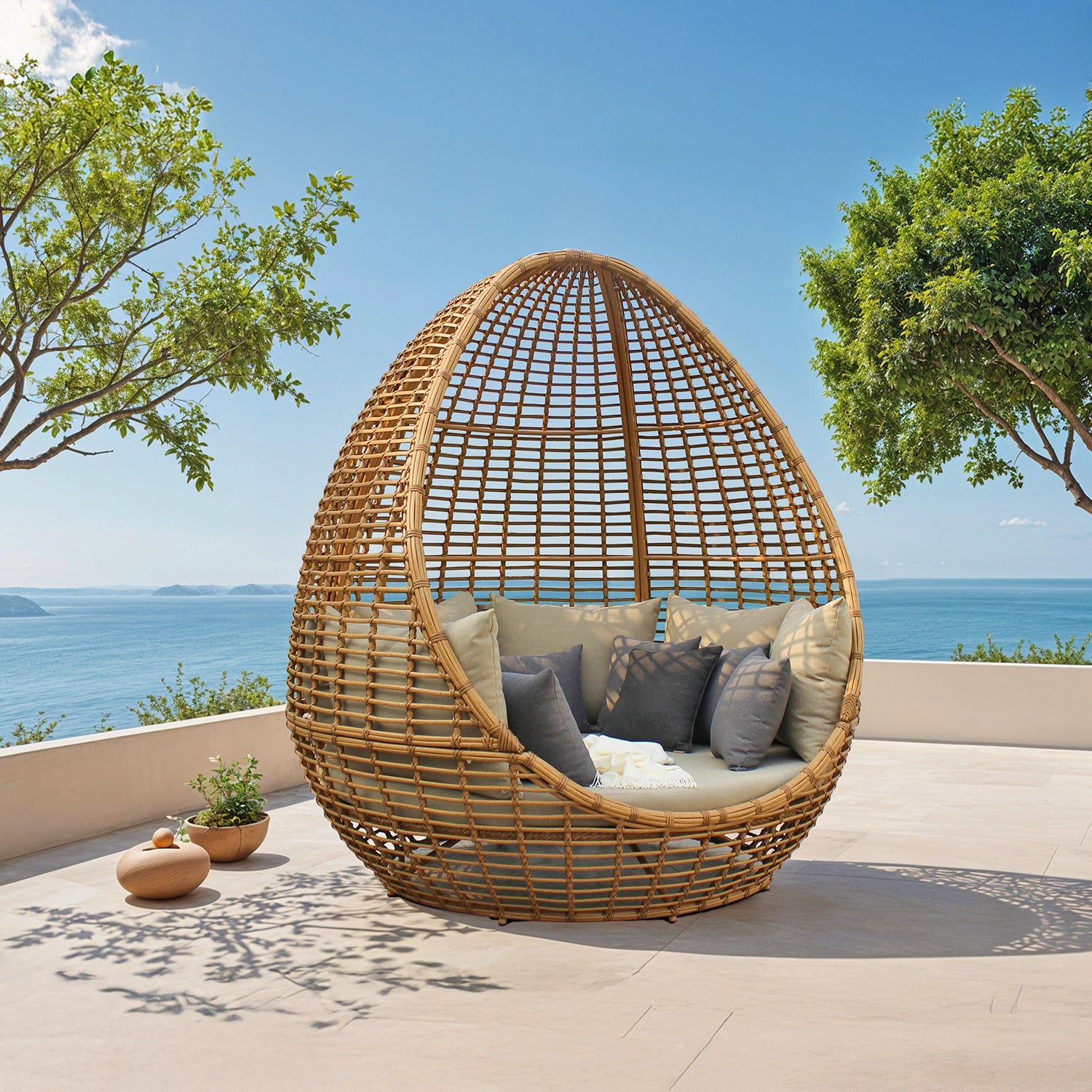 ATC Cocoon Outdoor Sun Lounger HDPE - RABD-152