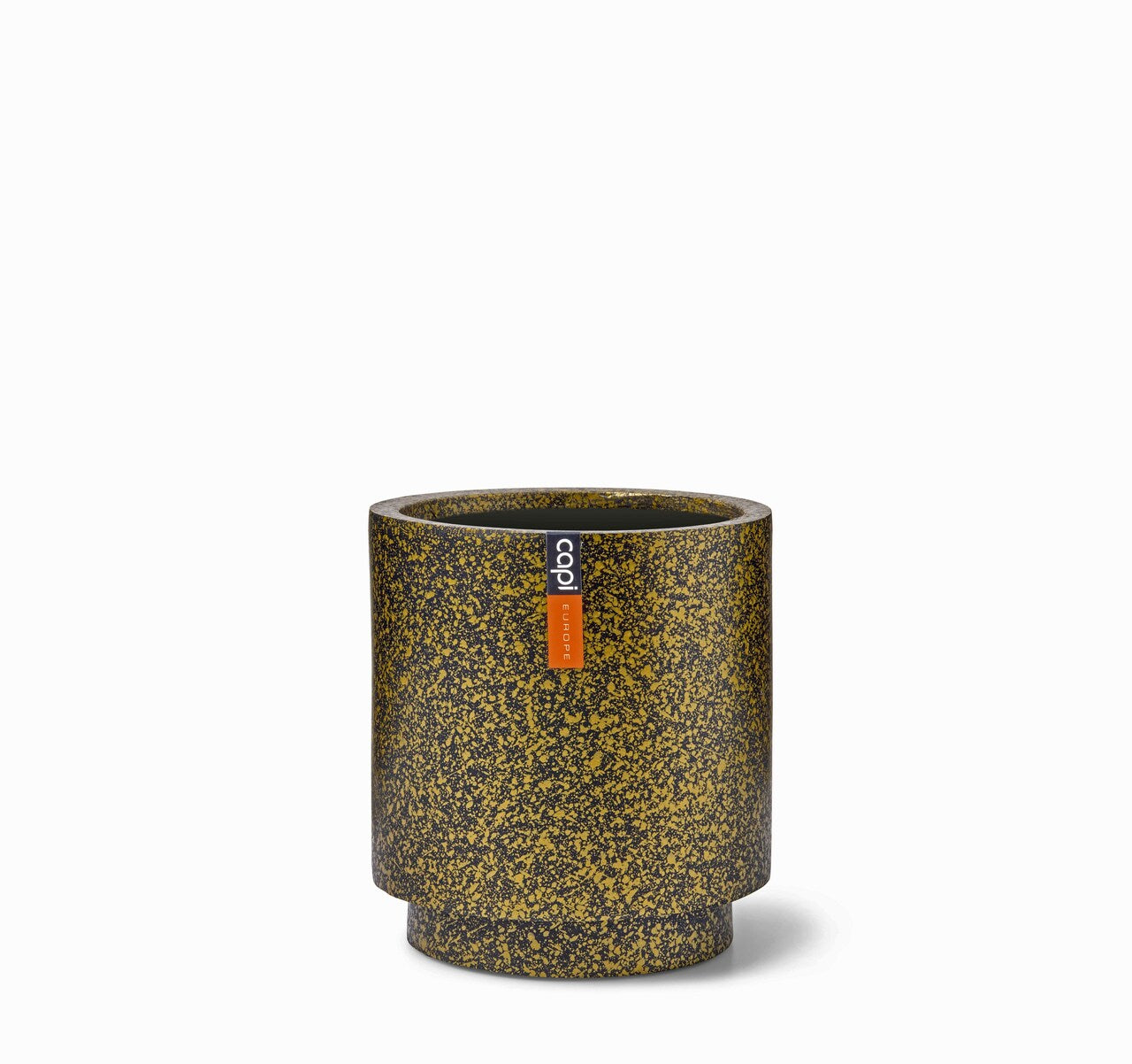 Capi Europe Vase Cylinder Terrazzo Black Gold