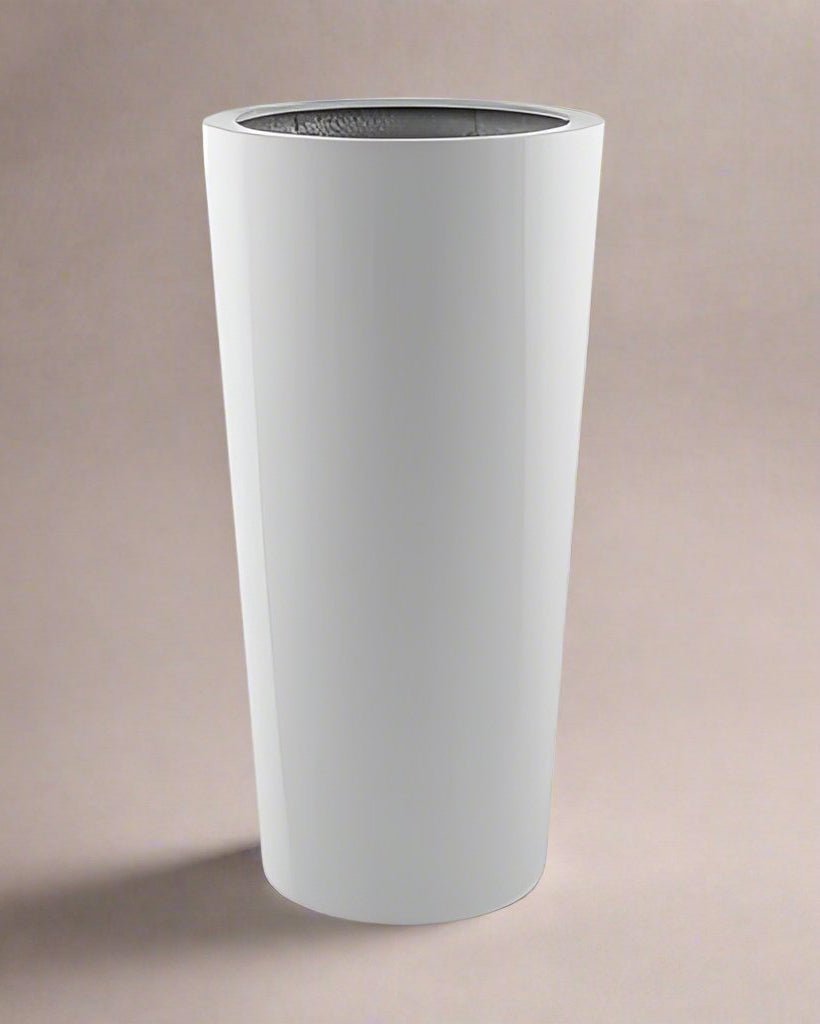Argento Vase | Glossy Floor Vase, Dia. 68–90 cm - Acacia Garden Center