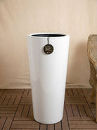 Argento Vase | Glossy Floor Vase, Dia. 68–90 cm - Acacia Garden Center