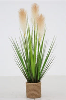 Artificial 23"H Reed Grass with Plastic Pot, 57CM - (7100) - Acacia Garden Center