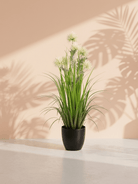 Artificial 35"H Thistle Grass with Plastic Pot, 87CM - (7032) - Acacia Garden Center