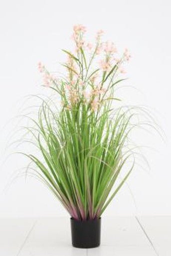 Artificial Flowers Grass | Plastic Pot | 48" - Acacia Garden Center