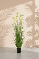 Artificial Lantern Flowers Grass | Plastic Pot - Acacia Garden Center