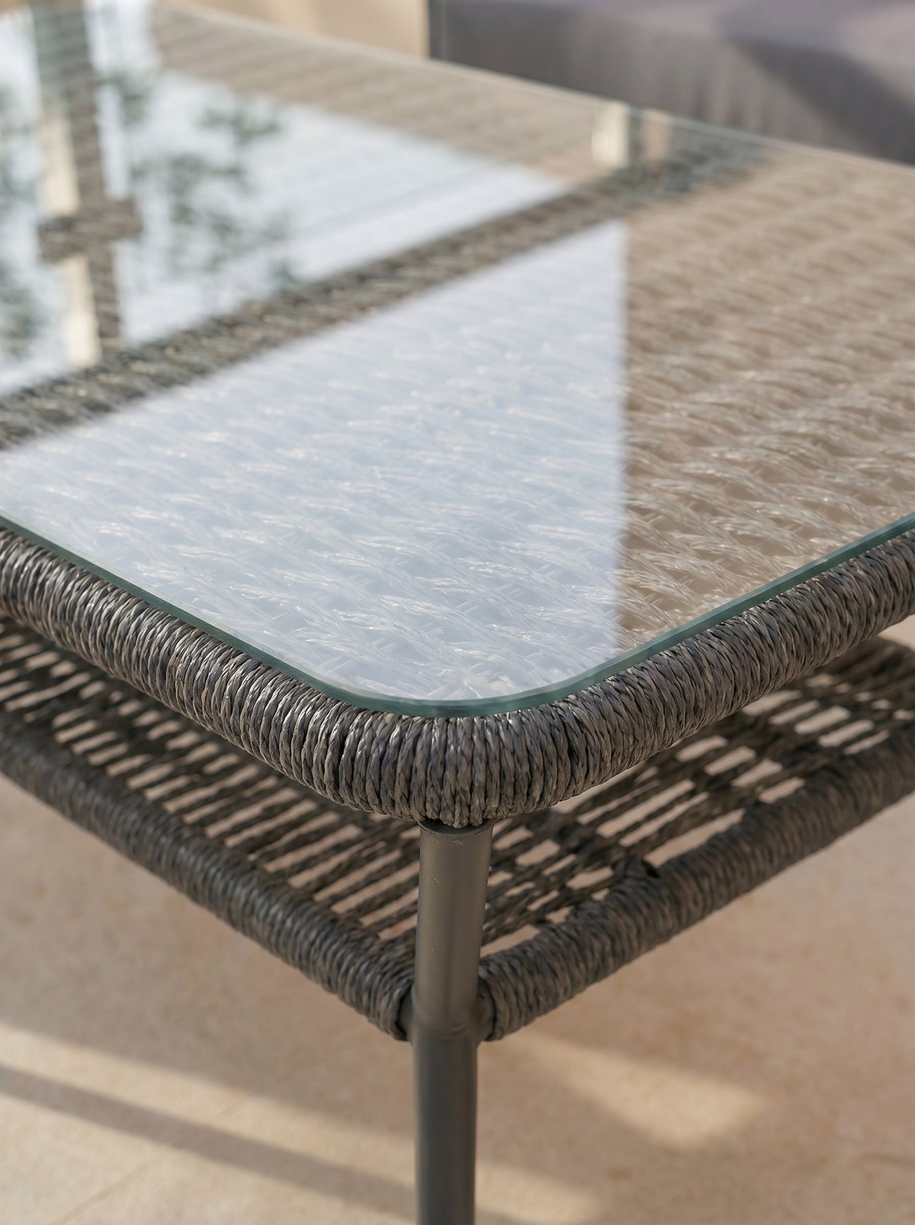 Aston Seating Group Anthracite (Terazzi) | 5 - Seater Lounge - Acacia Garden Center