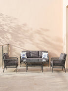 Aston Seating Group Anthracite (Terazzi) | 5 - Seater Lounge - Acacia Garden Center
