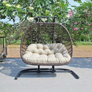 ATC Romantic and Comfy Double Swing Chair For Couples (RAHM - 026) - Acacia Garden Center