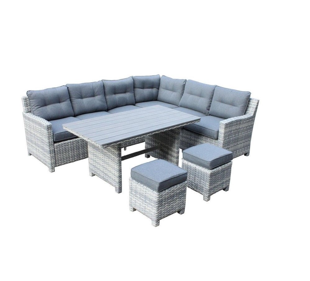 Atrico Lounge Set | Corner Sofa, Coffee Table & Stool - Acacia Garden Center