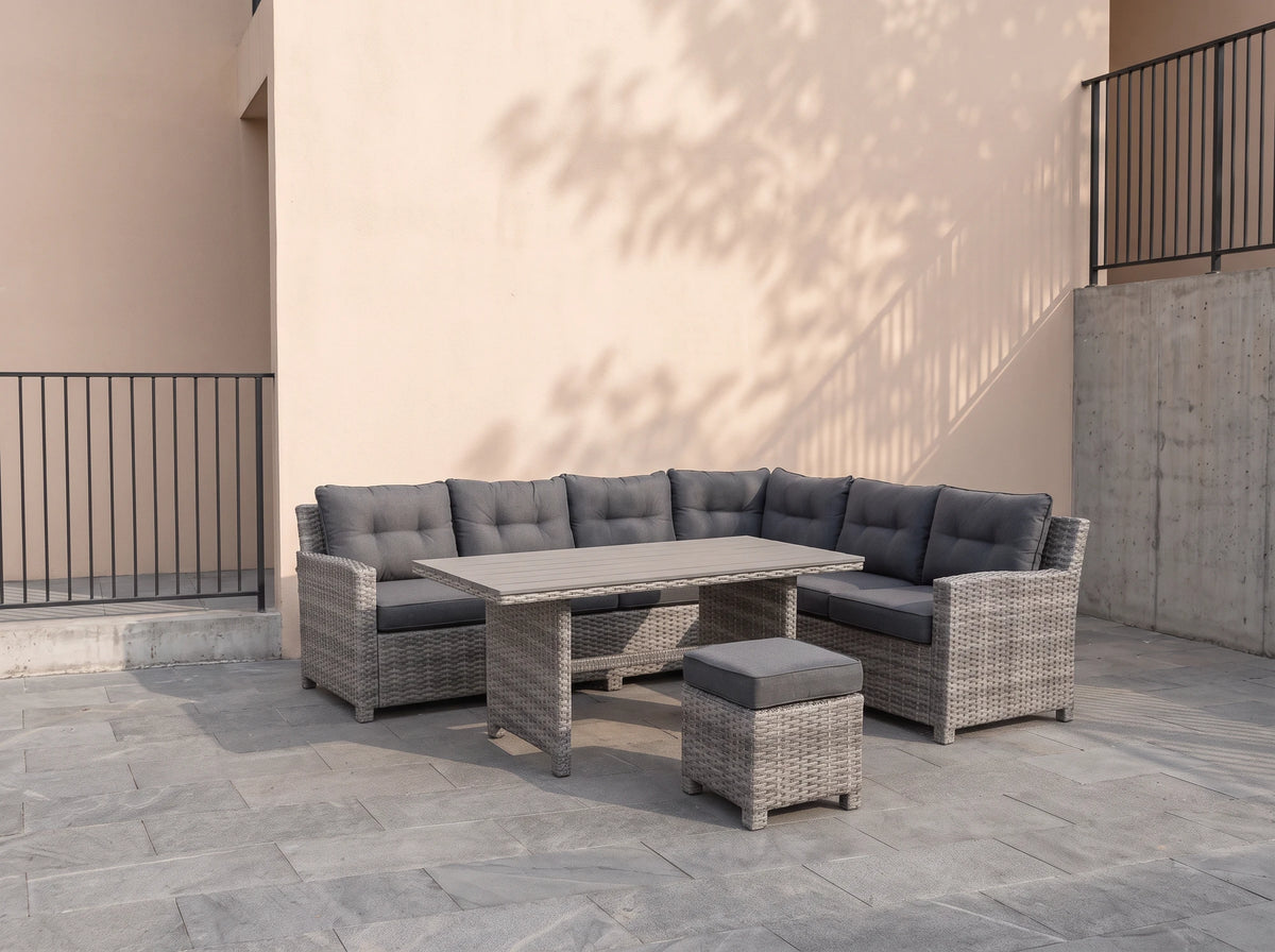 Tierra Outdoor Atrico lounge set on a villa terrace