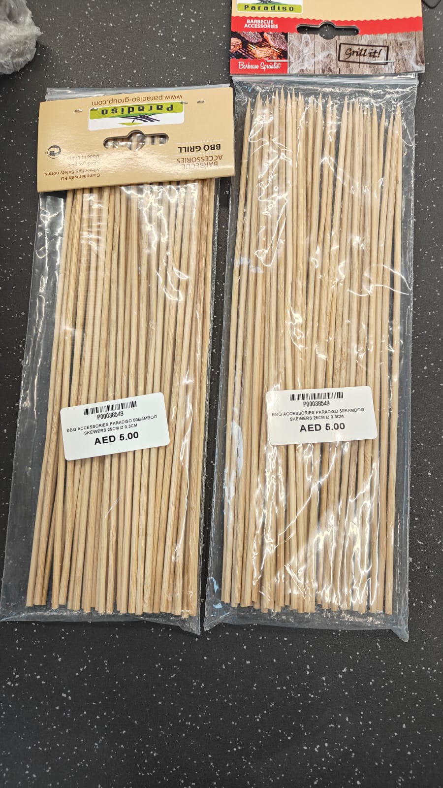 BBQ Accessories Paradiso 50Bamboo Skewers 25cm - Acacia Garden Center