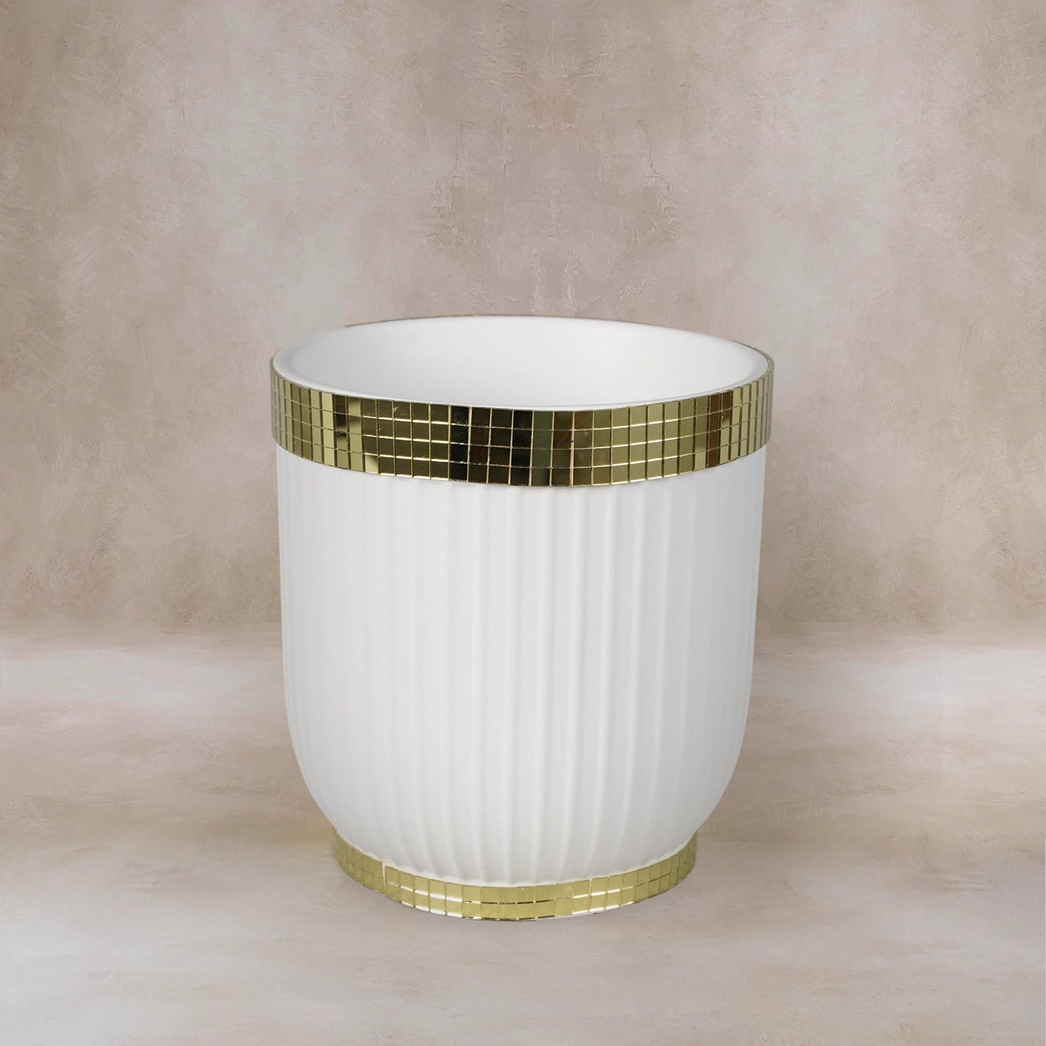 Black & White Ceramic Pot | Small Modern Planter - Acacia Garden Center