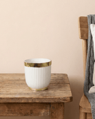 Black & White Ceramic Pot | Small Modern Planter - Acacia Garden Center