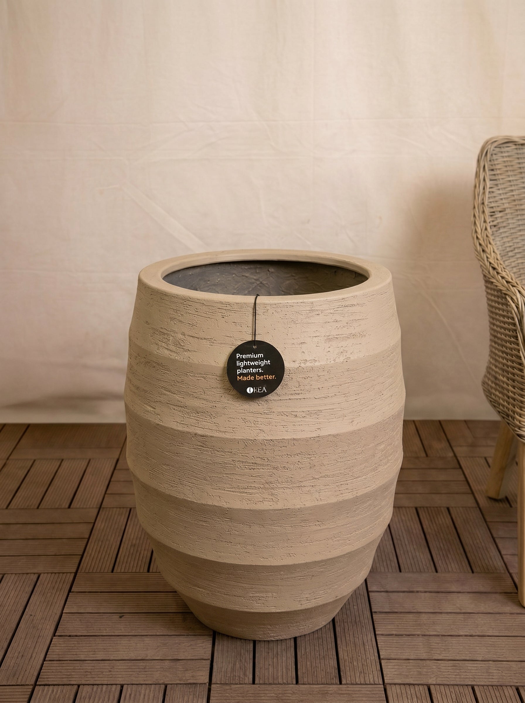 Bordo Tall Balloon Pot | Elongated Planter - Acacia Garden Center